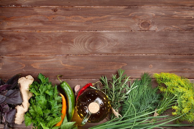 Ingrediente proaspete pe masă